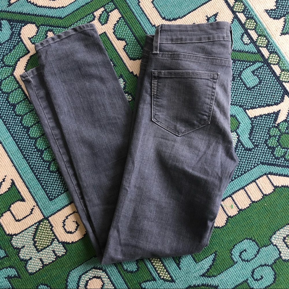 Paige Peg Skinny Ankle Jeans Gray - Picture 3 of 5